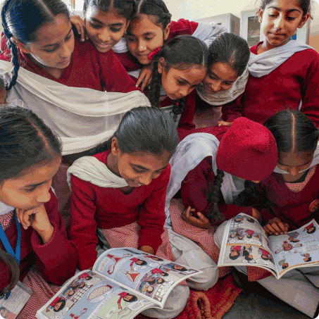 girls reading