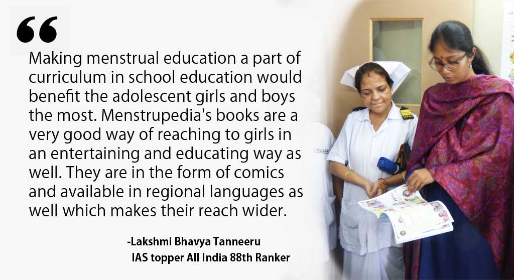 Menstrupedia Comic is heavily subsidized for government organizations, schools and NGOs.